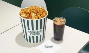 백억커피, ‘카라멜 팝콘’ 누적 판매 340만 통 ··· 시네마 메뉴 지속 전개